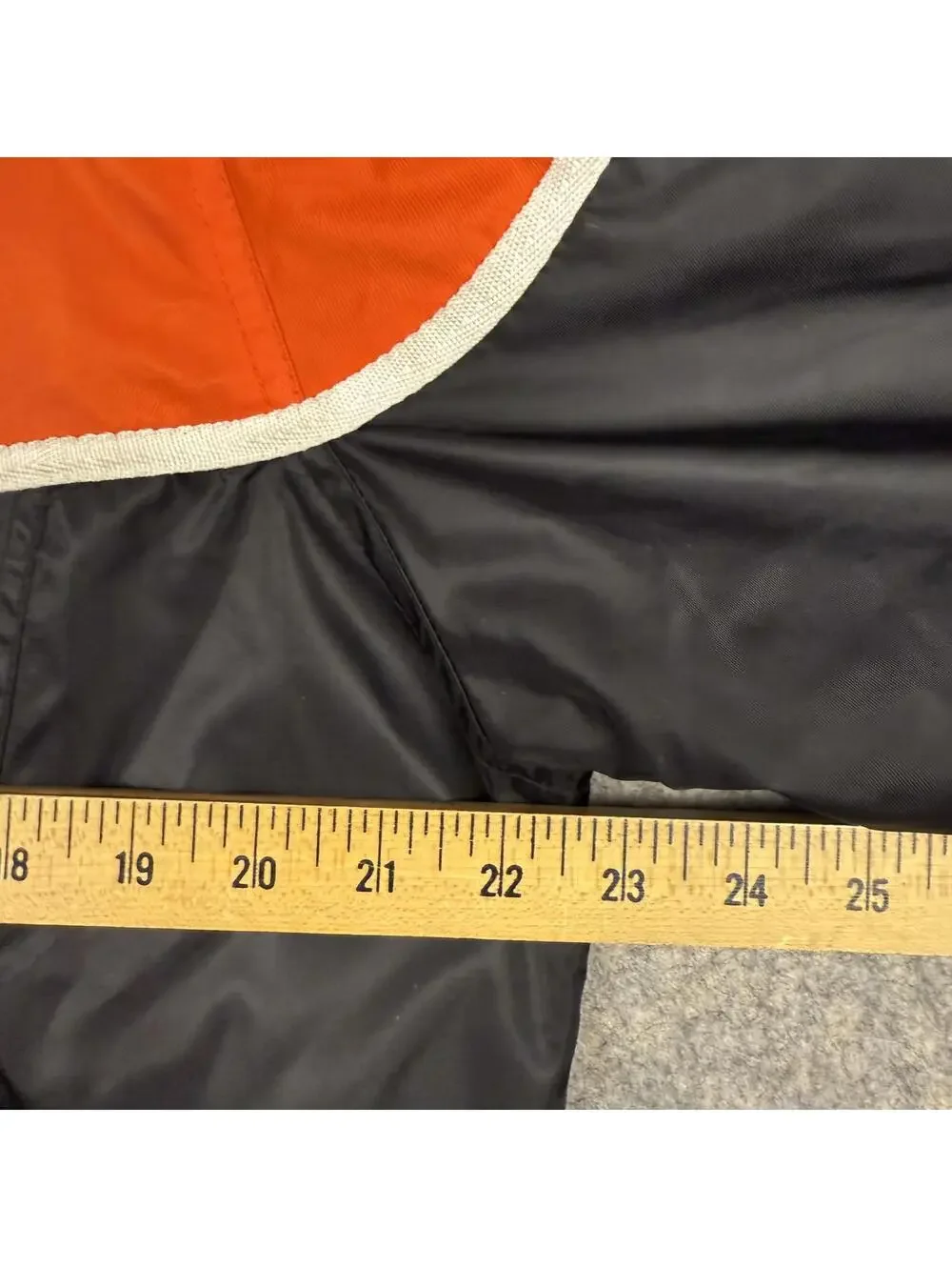 Harley Davidson Racing Women’s Full Zip Jacket Black White Orange Size XL 642